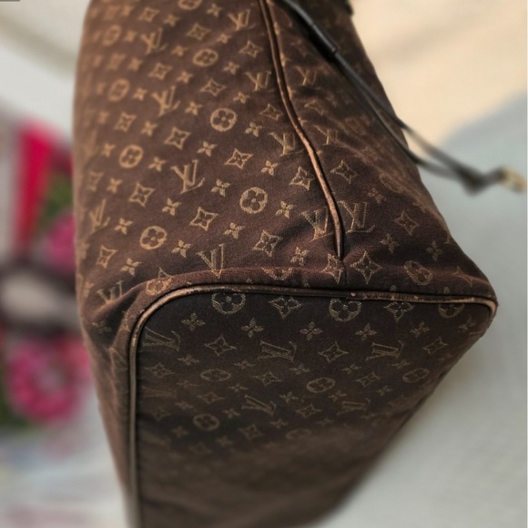 Louis Vuitton Neverfull MM Monogram Ideal Fuzan Dark Brown - Picture 8 of 15